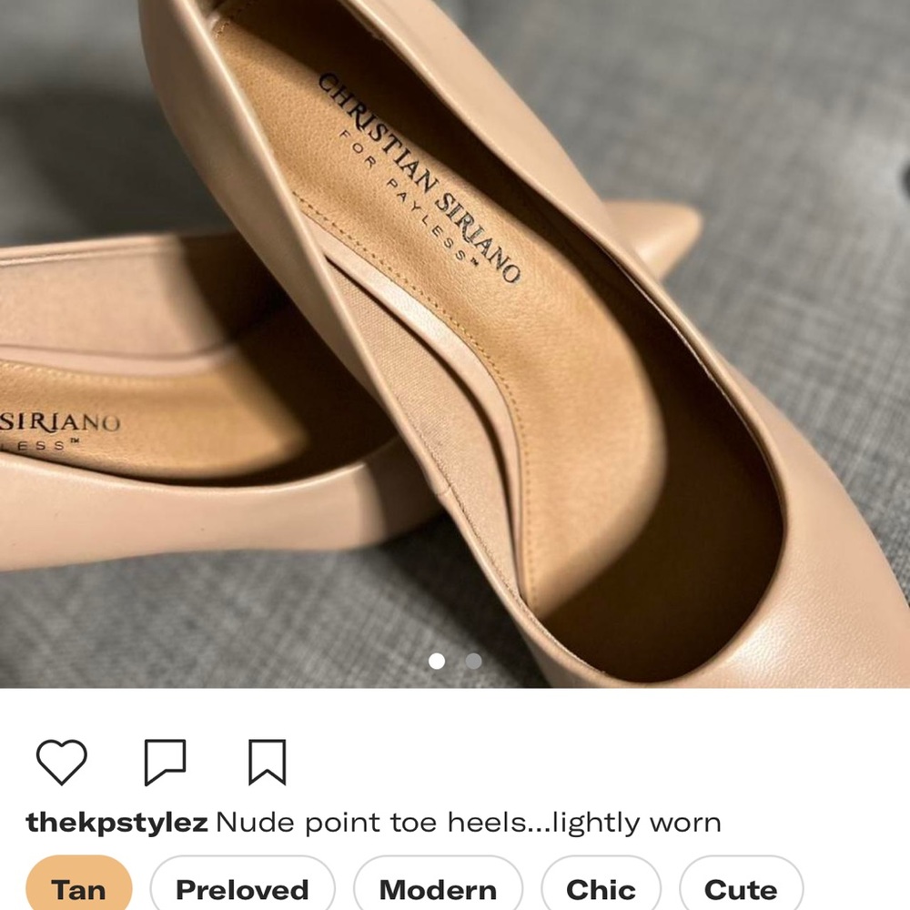Nude Christian Sirano heels